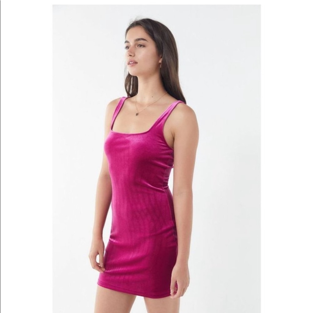 Urban Outfitters NWT Hailey Velvet Mini Dress
